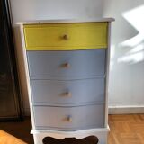 Painted vintage chest of drawers