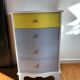 Commode vintage peinte