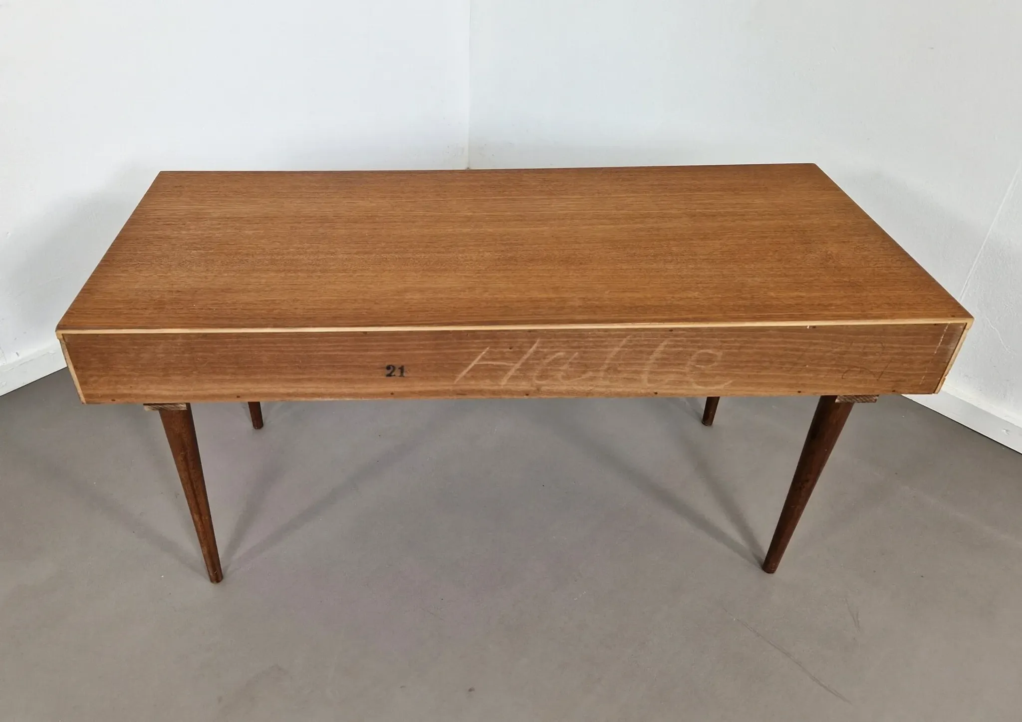 Scandinavian style teak side table | 1960s
