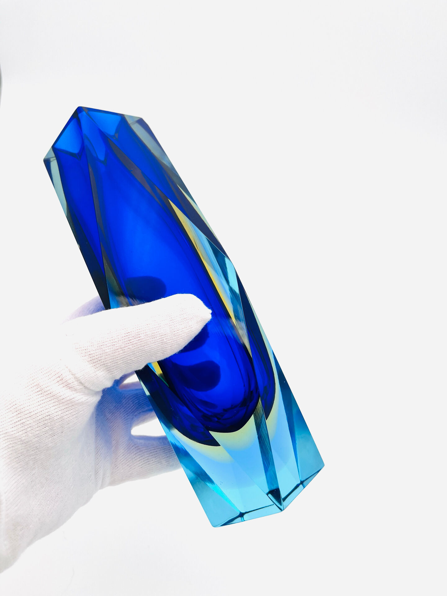 Vase Flavio pour Seguso - Sommerso - Murano, années 60