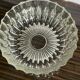 Pressed glass bowl year 70