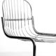 Set of 4 chrome steel chairs, Gastone Rinaldi, style  Italy, 1970
