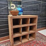 Wooden locker storage bench