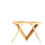 Pair of Folding Stools "Suzy" by Adrian Reed