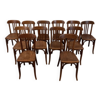 Baumann bistro chairs, set of 12