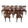 Baumann bistro chairs, set of 12