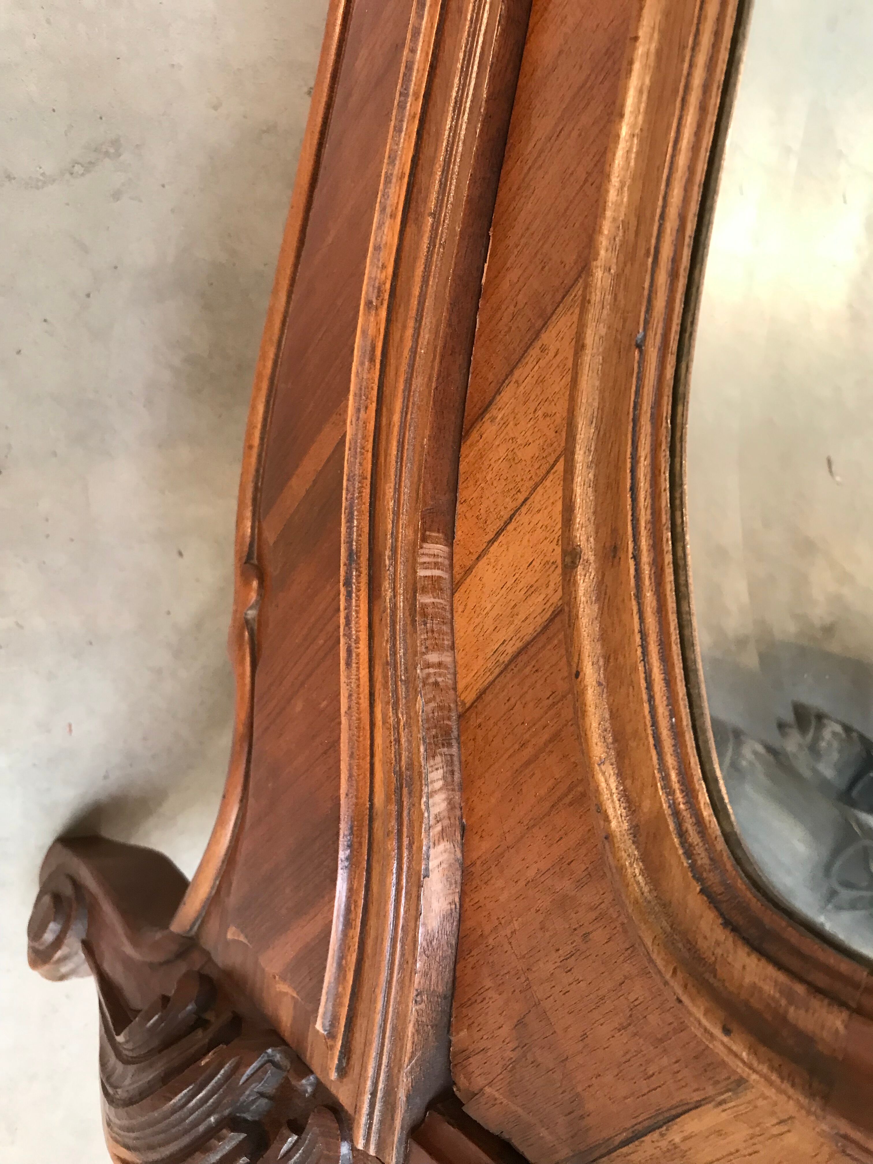 Two-door ice cabinet, louis XV style