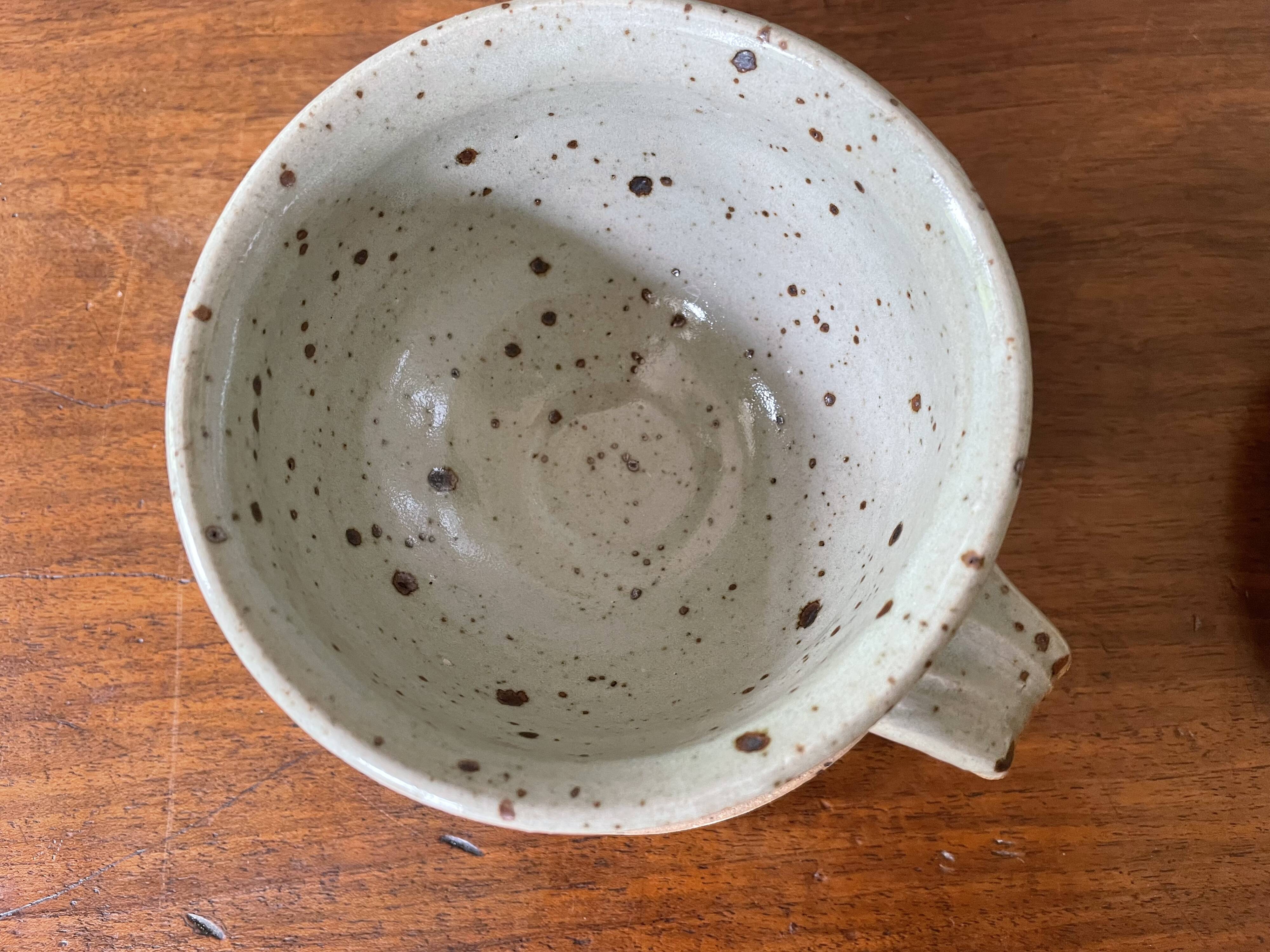 Pyrite sandstone cups by Pierre Digan La Borne