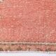 Turkish Salmon Brown Vintage Runner Rug, 91x362Cm