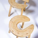 6 tabourets par Antti Nurmesniemi pour le Palace Hotel, 1952