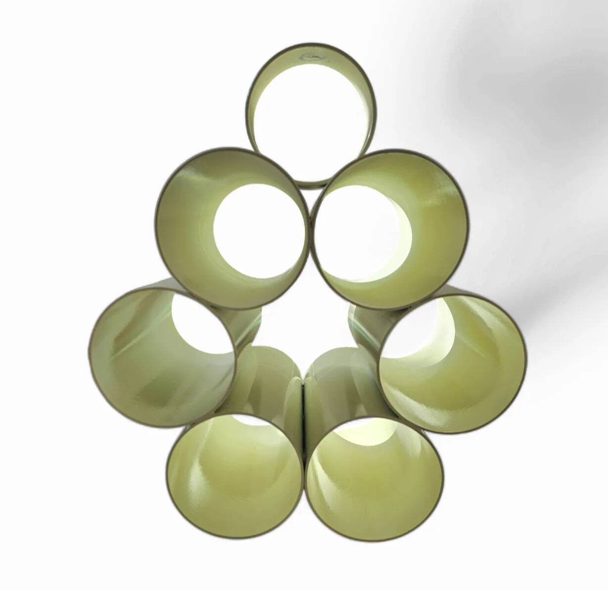 Space Age newspaper stand / magazine holder / model 6635 in white by Opal Germany / mid-century 70s