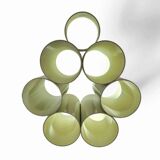 Space Age newspaper stand / magazine holder / model 6635 in white by Opal Germany / mid-century 70s