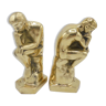 Brass bookend "The Rodin Thinker"