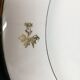 Assiettes porcelaine opaque provence dorure