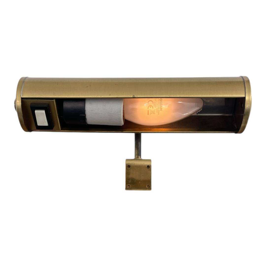 Vintage brass wall lamp Pfäffle Leuchten adjustable picture light