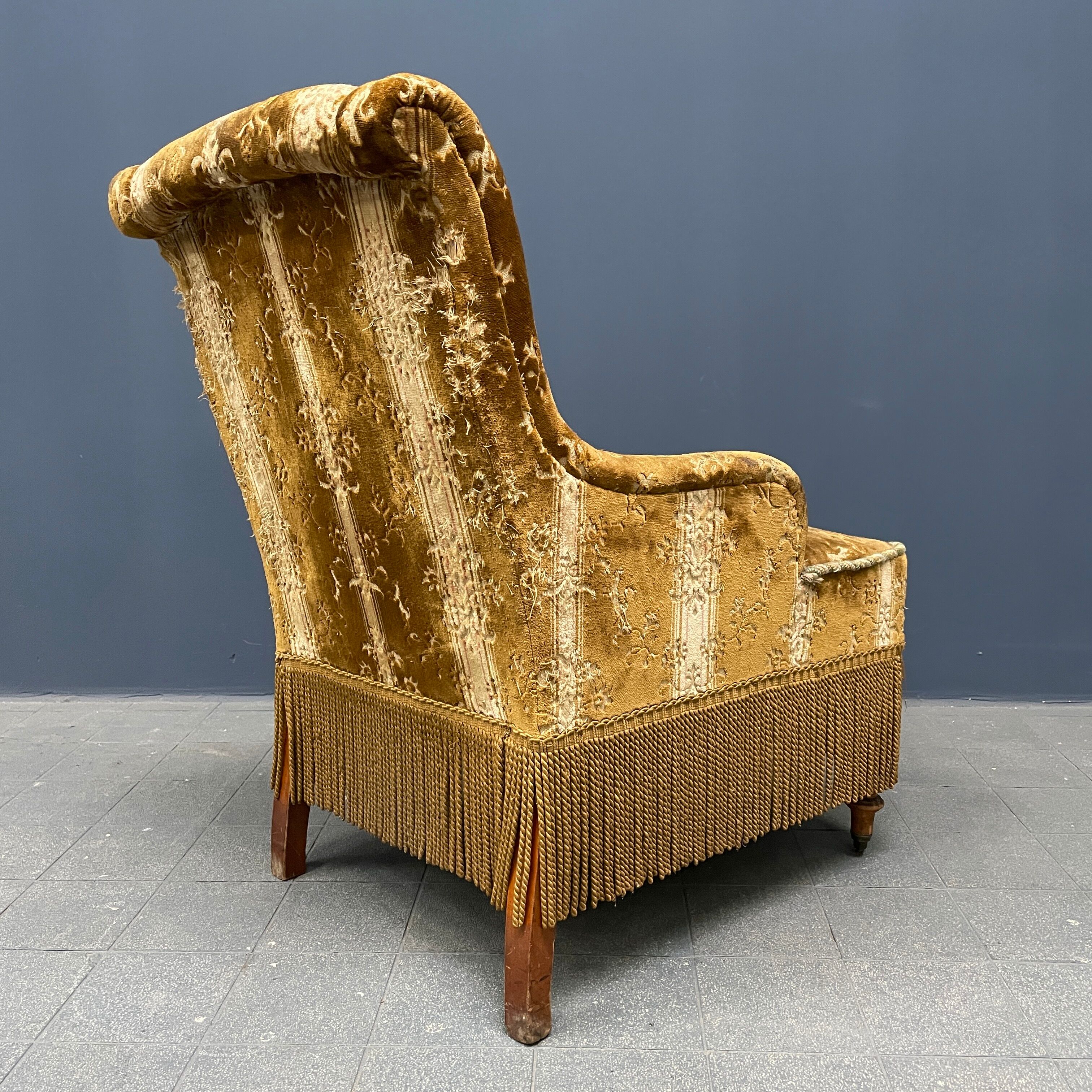 Set of two Victorian ladies armchairs from France 19th century