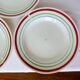 3 vintage porcelain dinner plates 220534
