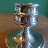Silver metal design candle holder