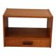 Wall-mounted bedside table with drawer, Scandinavian, 1960.