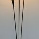 Reed floor lamp with 3 burners of the house Lunel - 1950