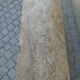 Travertine coffee table, golden foot