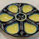 Oyster service in Quimper pottery from the 1950s.