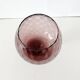Purple Italian blown glass vase Empoli 1960