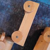 Old wooden train - beech toy