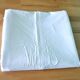 Draps vintage en lin blanc brodée monogramme WL 140x280 *F4*