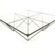 Table low vintage 60s/70s design steel wire