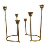 Pair of vintage brass candlesticks