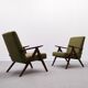 Easy Chair Model B 310 Var in Green Boucle
