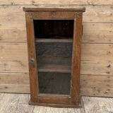 Wall display cabinet in Burmese teak