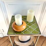 Vintage wooden candle holder