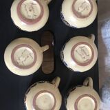 Vintage terracotta coffee service