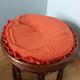 Rattan wicker pouffe stool