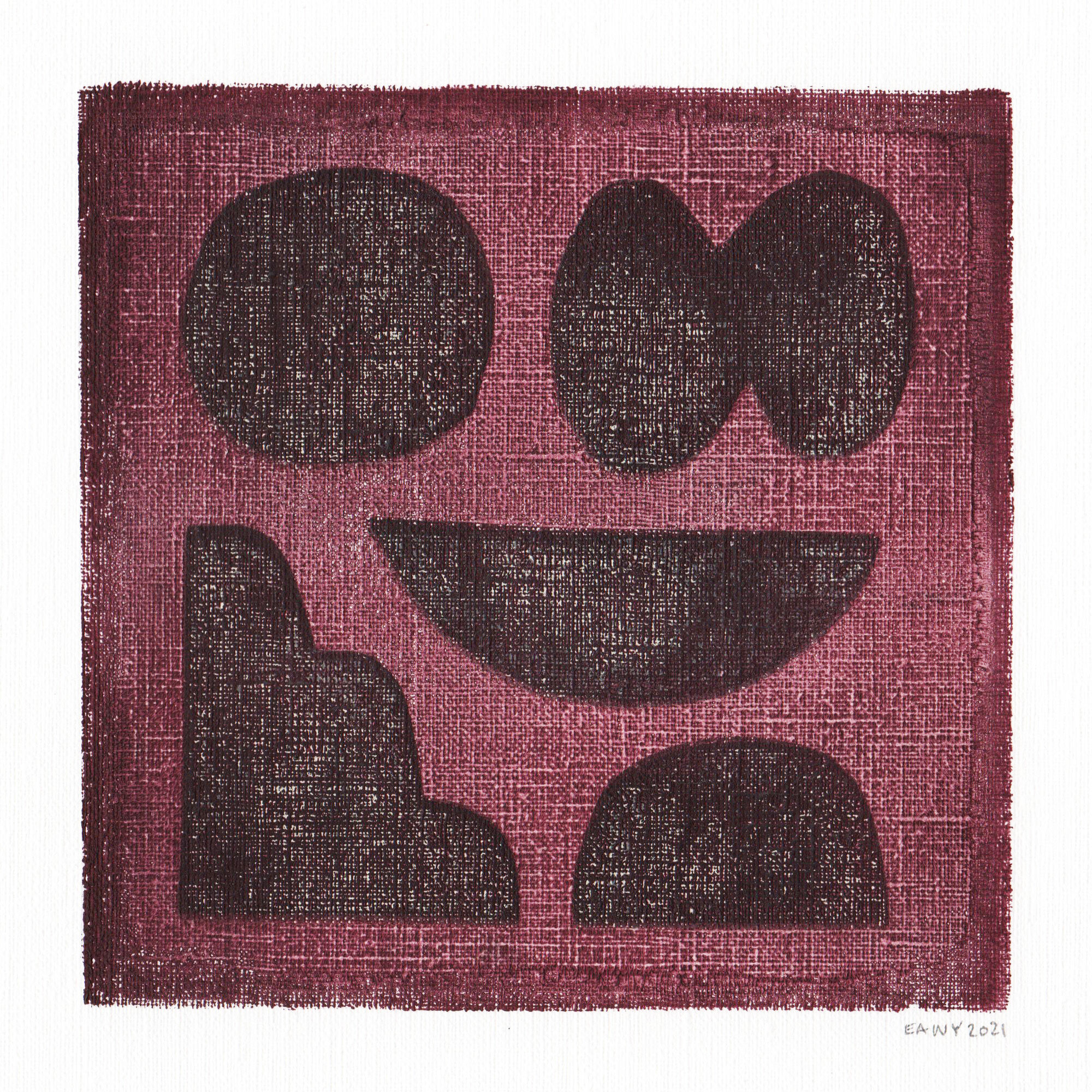 Painting on abstract illustration m218 by eawy