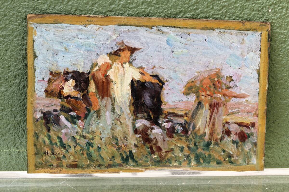 Workshop background, Henry Sené (1889-1961)