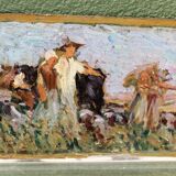 Workshop background, Henry Sené (1889-1961)