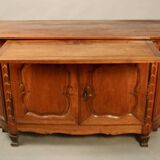 18th Century Walnut Sideboard with Pull Handle, Eastern France