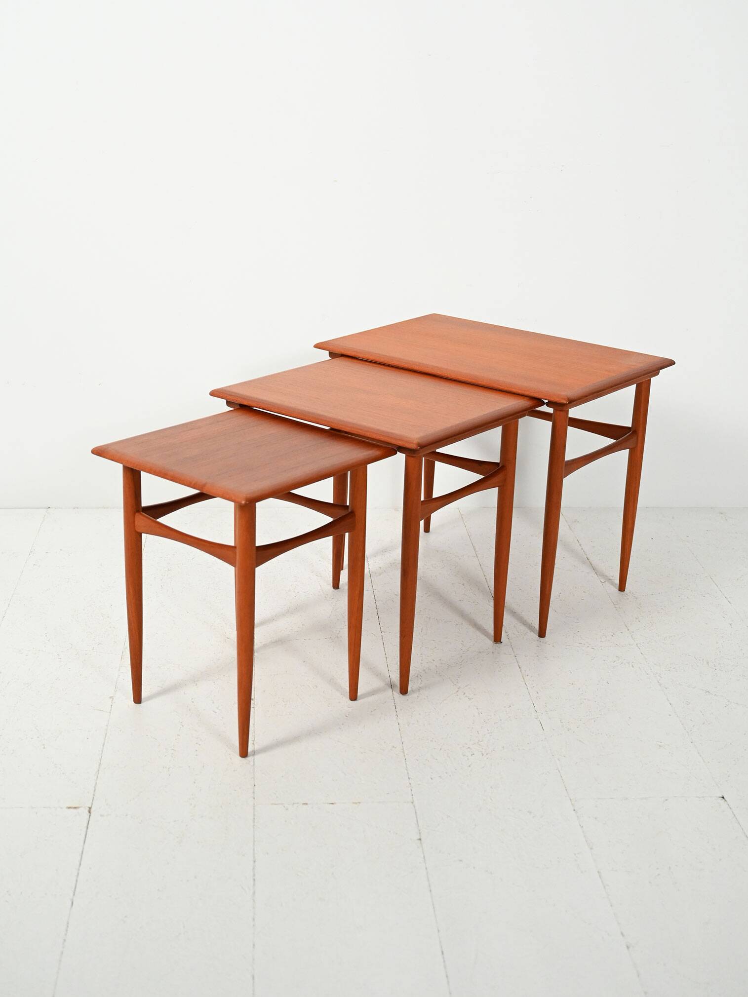 Scandinavian nesting tables from the 1950s–60s