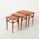 Scandinavian nesting tables from the 1950s–60s