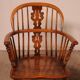 Pair of English Windsor Armchairs