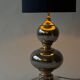 Large glazed ceramic lamp, Italy 1960