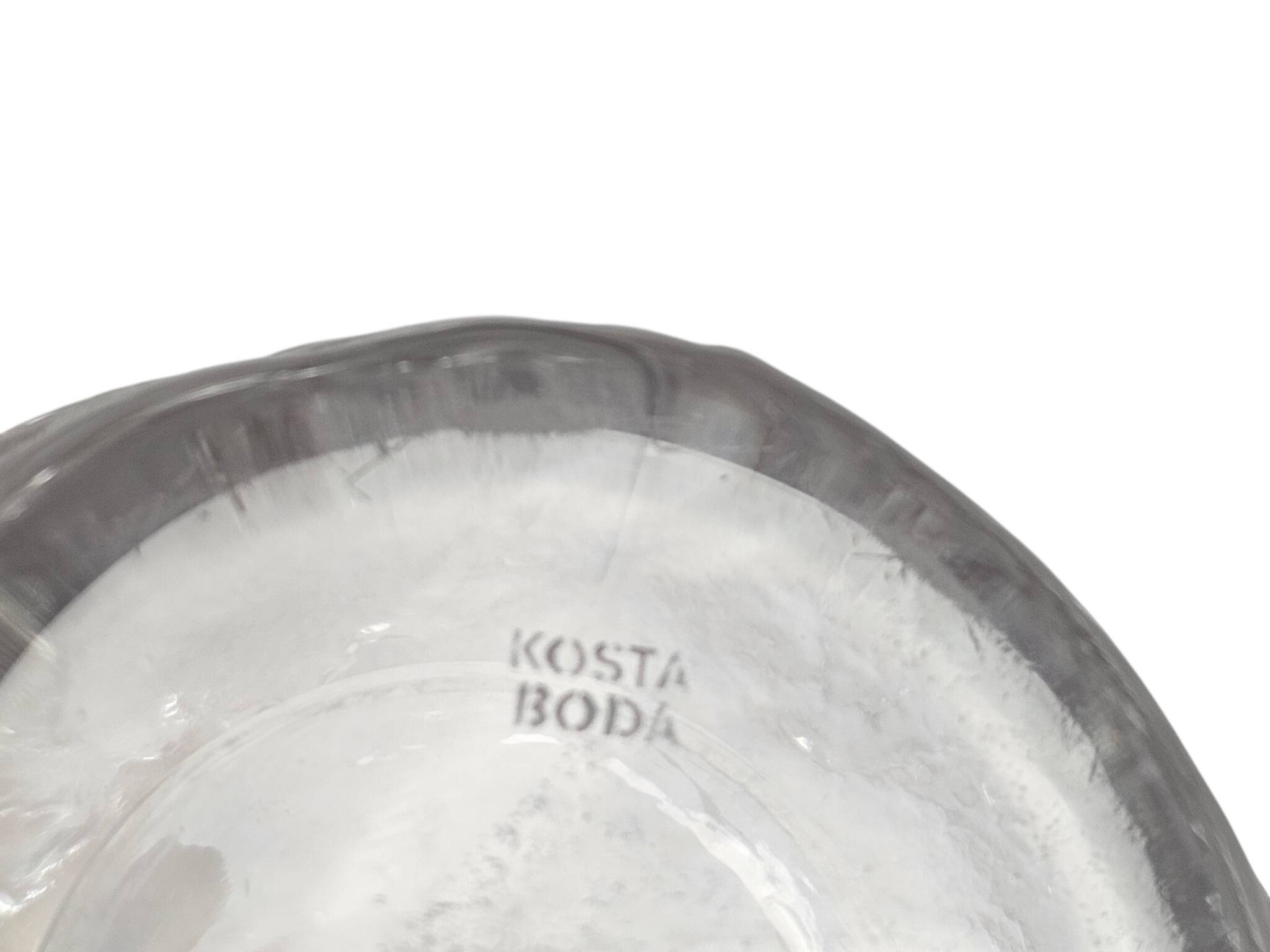 Kosta Boda - Ann - 'Snowball' votive - (2) design Ann Wärff - Sweden