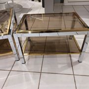 Italia lounge coffee table and vintage sofa tips ITALIA by Willy Rizzo 1970