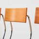 Giuseppe Terragni Set of 6 Lariana Dining Chairs Italy 1936/1990s
