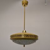 1970s Space Age Metal Pendant by LUDIB Bratislava