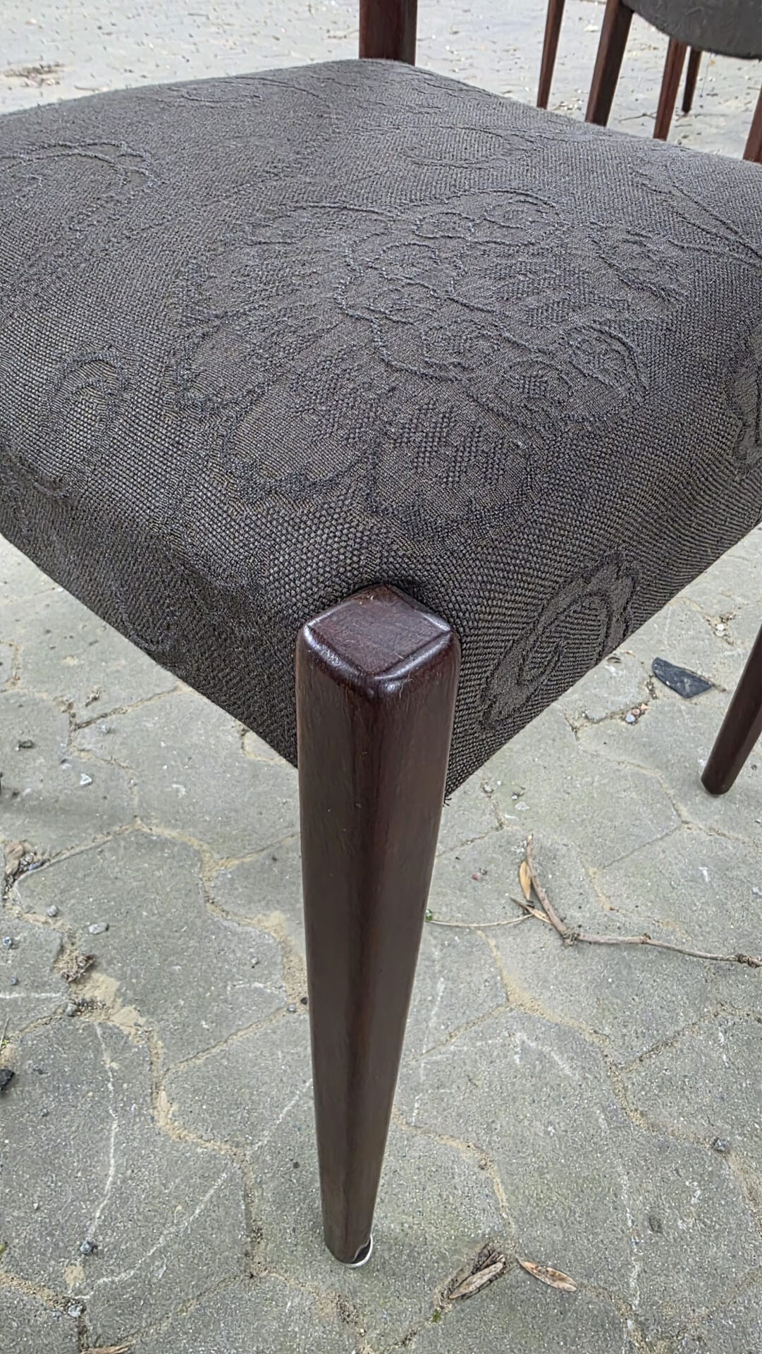 Set of 6 Scandinavian teak chairs – 1960s