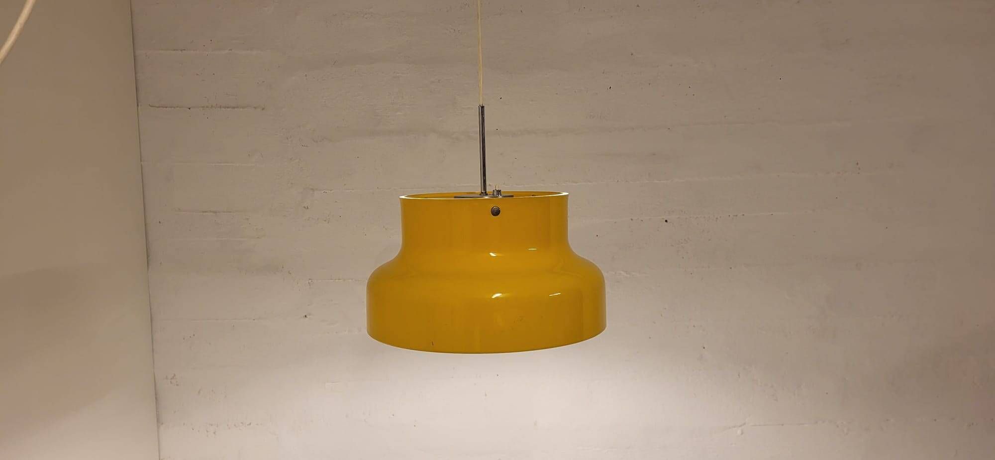 Yellow ceiling lamp 1970s – Bumling Anders Pehrson Ateljé Lyktan | Vintage design lamps